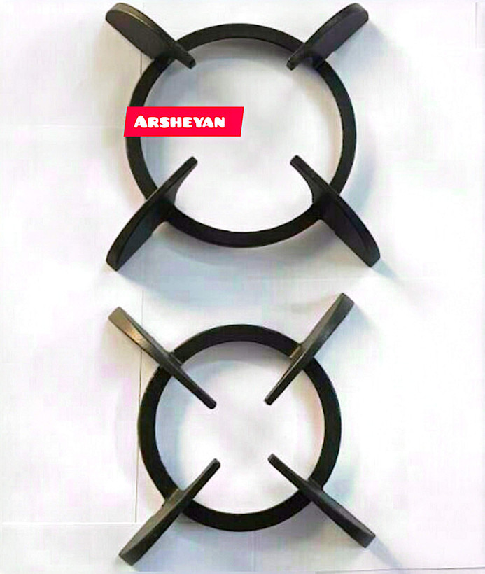 چدن اجاق گاز رومیزی ۵ تکه - کیفیت درجه ۱ و استاندارد (وزن ۳.۹ کیلوگرم)